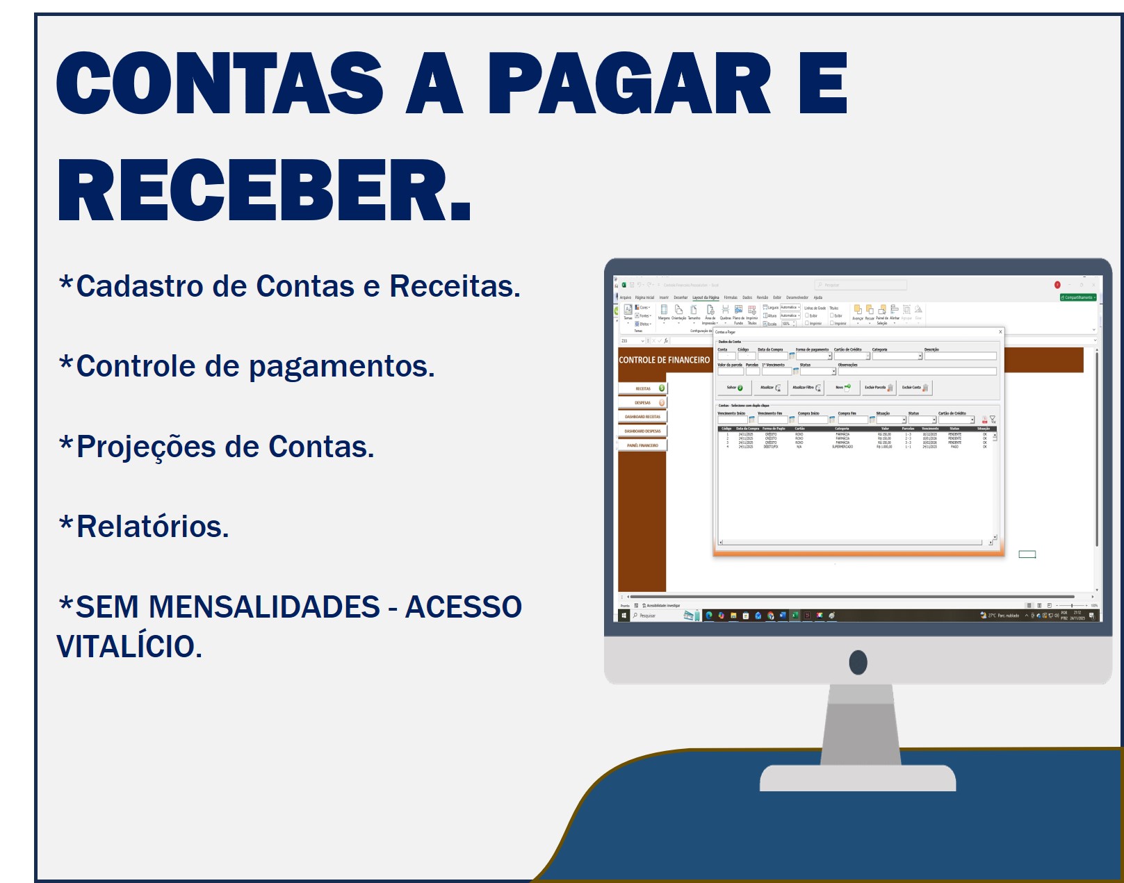 contas a pagar e receber