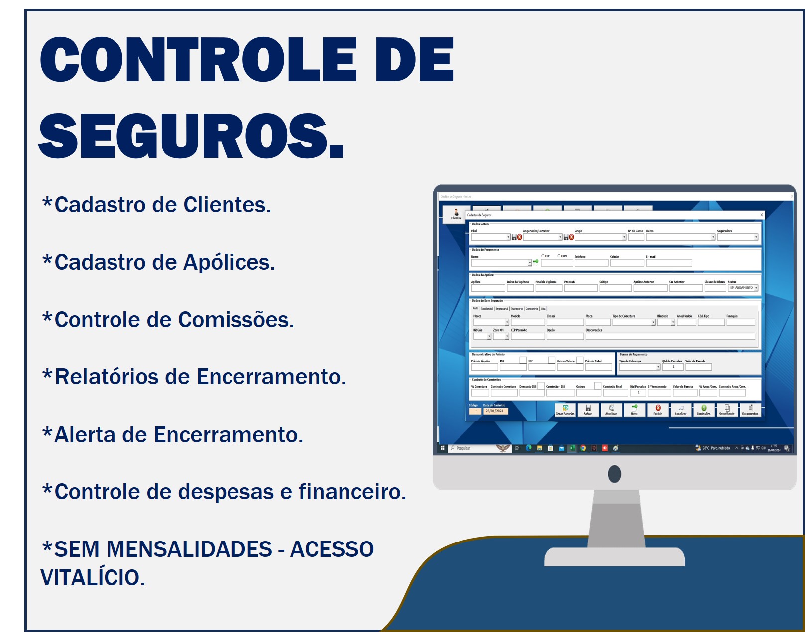 planilha para controle de seguros