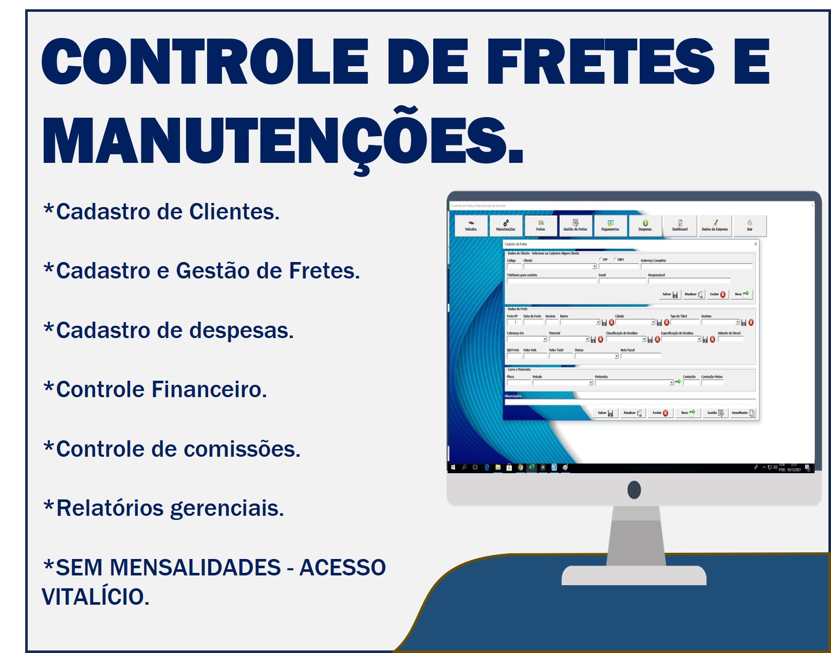 Controle de Fretes e frotas