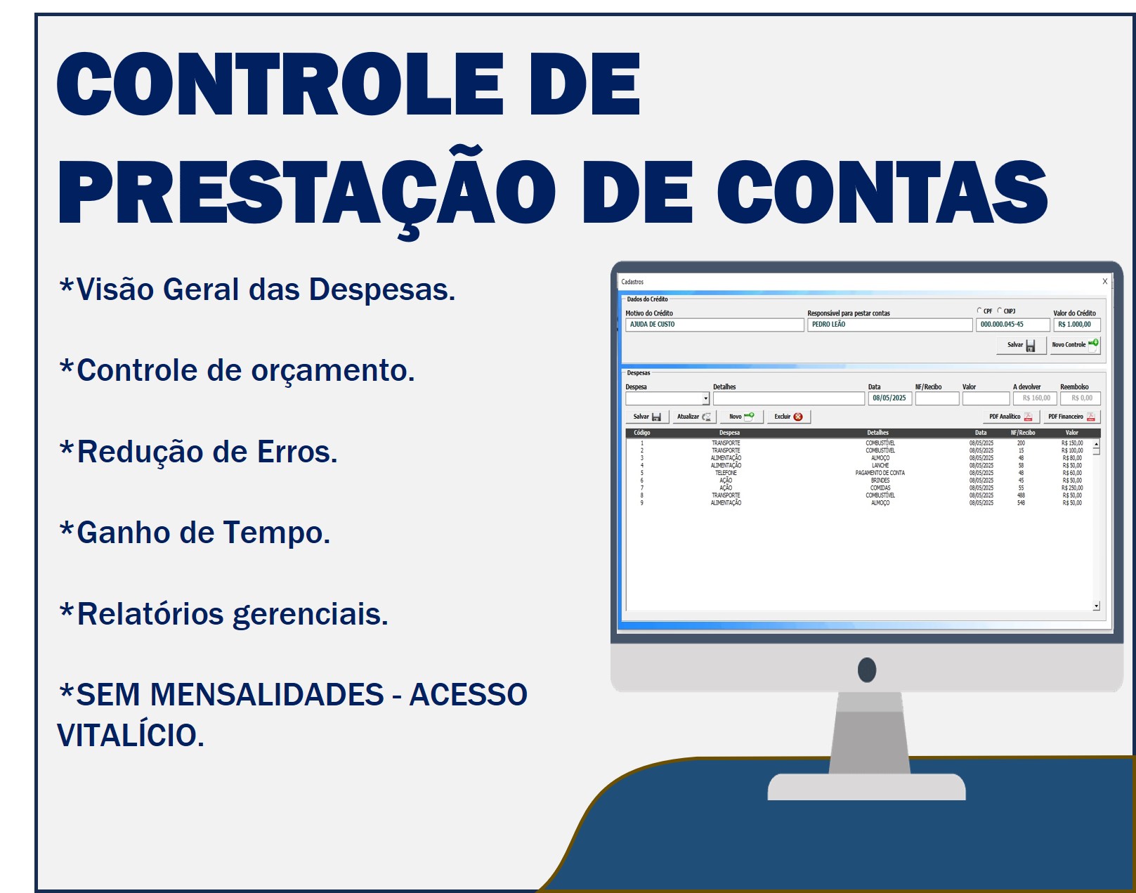 Controle de Prestação de Contas