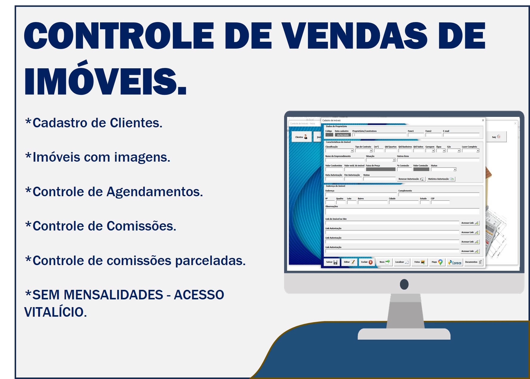 Planilha para corretor de imóveis