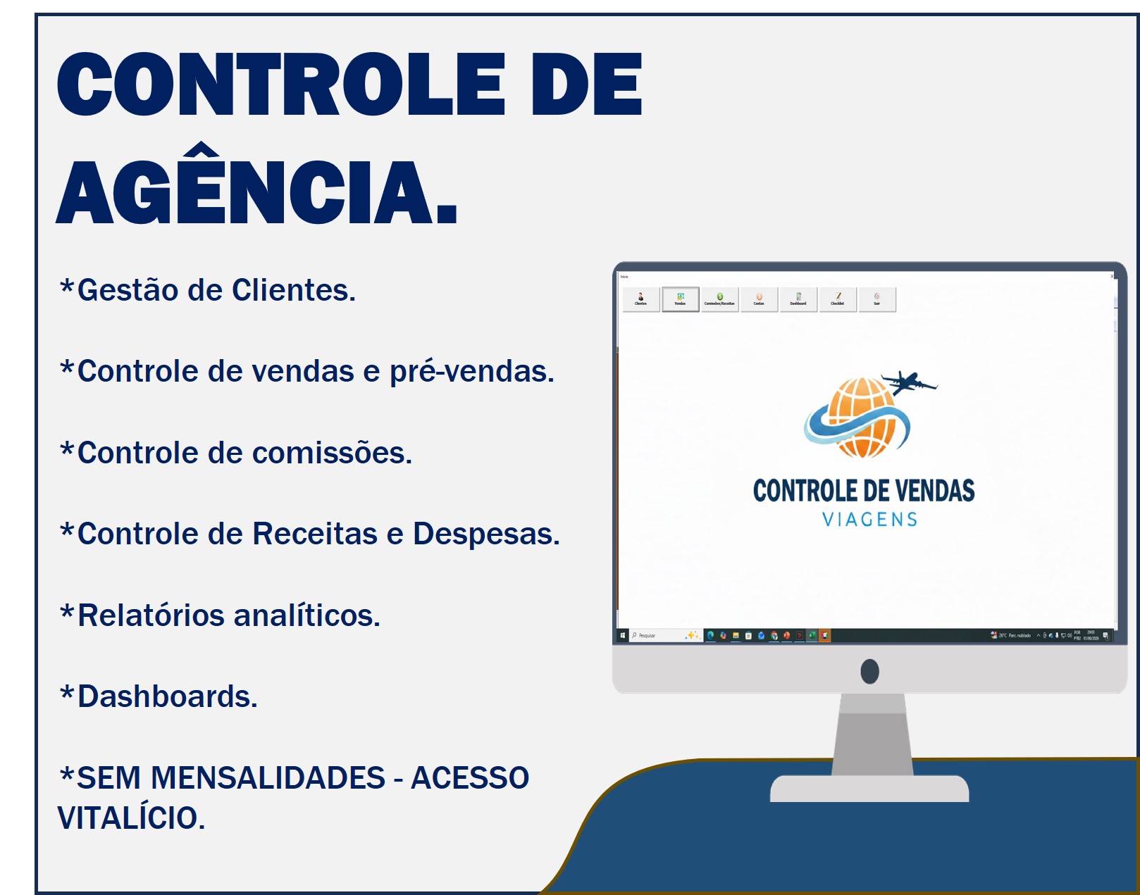 Controle de vendas de viagens