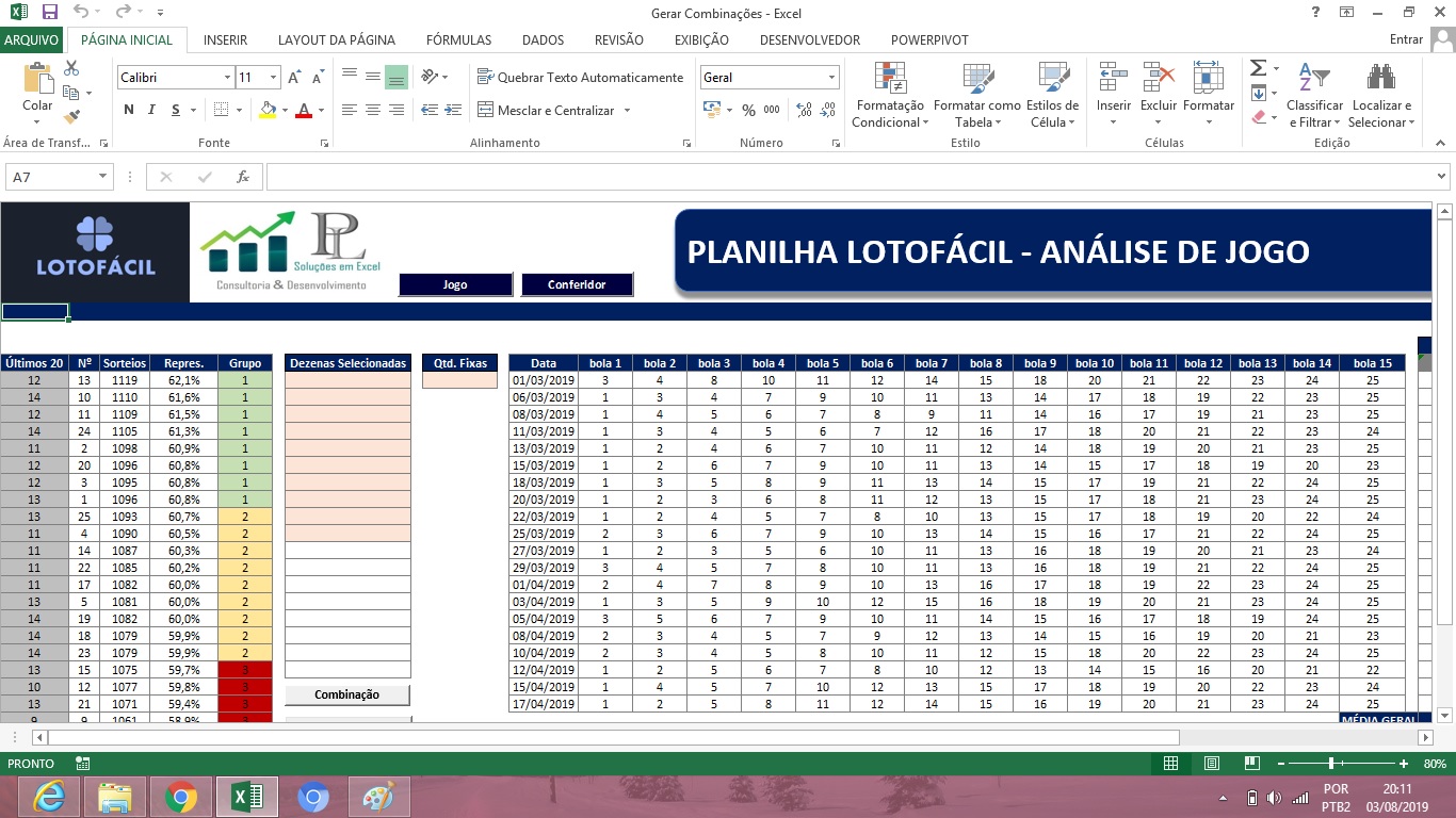 planilha lotofácil