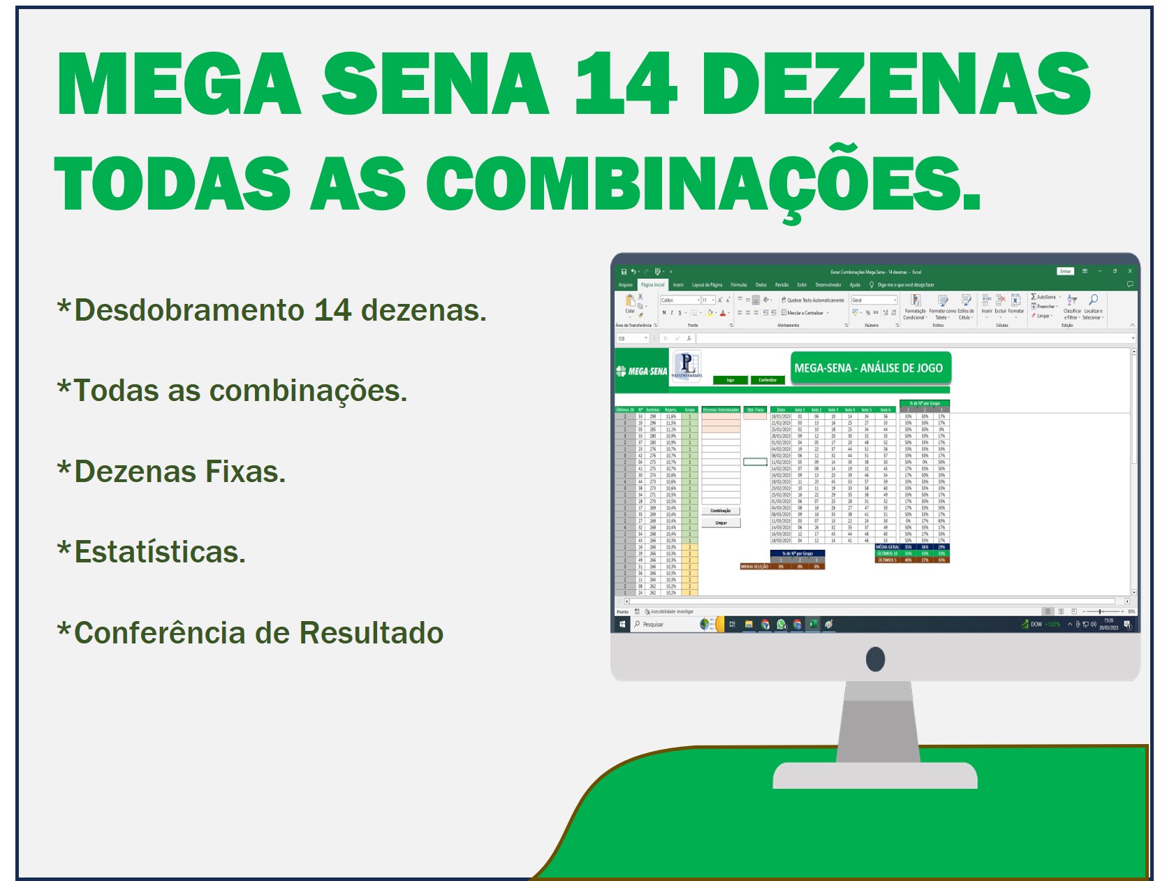 Desdobramento mega sena
