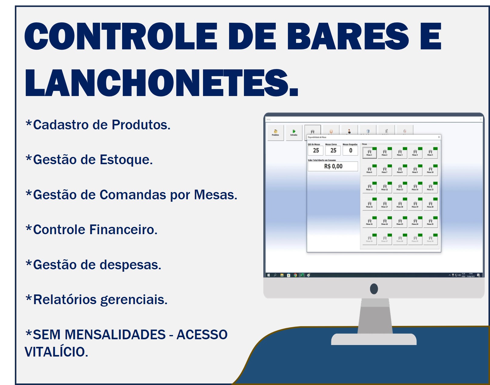 Planilha para barzinho