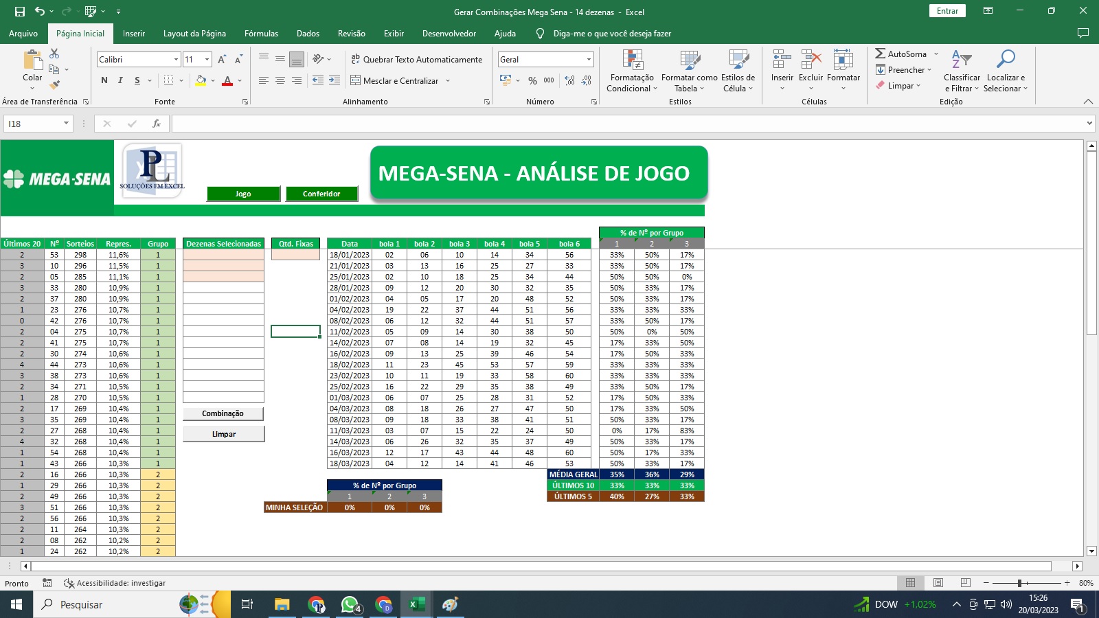 fechamento mega sena 14 dezenas